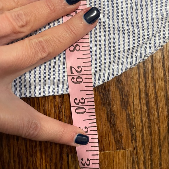 J.Crew Classic All Cotton Button Down Oxford Blue White Size XL - Picture 9 of 10